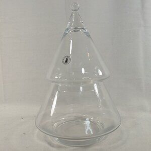 IKEA 2020 VINTER VINTERFEST Glass Jar Lid Clear Christmas Tree Bowl Pine Gouriou